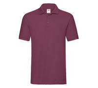 Fruit of the Loom Plain Cotton Short Sleeve Premium Polo Shirt S-3XL