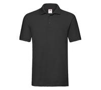 Fruit of the Loom Plain Cotton Short Sleeve Premium Polo Shirt S-3XL
