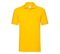 Fruit of the Loom Plain Cotton Short Sleeve Premium Polo Shirt S-3XL