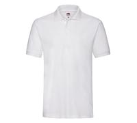 Fruit of the Loom Plain Cotton Short Sleeve Premium Polo Shirt S-3XL