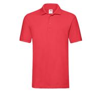 Fruit of the Loom Plain Cotton Short Sleeve Premium Polo Shirt S-3XL
