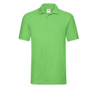 Fruit of the Loom Plain Cotton Short Sleeve Premium Polo Shirt S-3XL