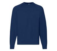 Fruit Of The Loom Plain Polycotton Jumper Raglan Sweatshirt NO LOGO S - 4XL