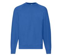 Fruit Of The Loom Plain Polycotton Jumper Raglan Sweatshirt NO LOGO S - 4XL