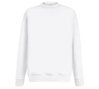 Fruit of the Loom - Plain Sweatshirt - Man (S) (White), white, S