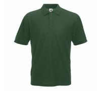 Fruit Of The Loom Polo Shirts 65/35 Plain Sport Short Sleeve S-2XL Pack of 5