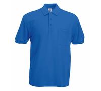 Fruit Of The Loom Polo Shirts 65/35 Plain Sport Short Sleeve S-2XL Pack of 5