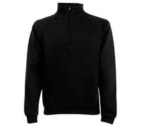 Fruit of the Loom Premium 70/30 Zip Neck Sweatshirt with Cadet Collar