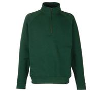 Fruit of the Loom Premium 70/30 Zip Neck Sweatshirt with Cadet Collar