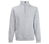 Fruit of the Loom Premium 70/30 Zip Neck Sweatshirt with Cadet Collar