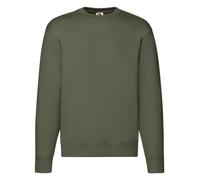 Fruit of the Loom Premium Mens Crew Neck Sweatshirt Plain Casual Pullover Jumper