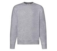 Fruit of the Loom Premium Mens Crew Neck Sweatshirt Plain Casual Pullover Jumper