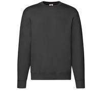 Fruit of the Loom Premium Mens Crew Neck Sweatshirt Plain Casual Pullover Jumper