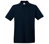 (S, Sky Blue) Fruit Of The Loom Premium Mens Short Sleeve Polo Shirt