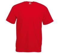 Fruit of the Loom - Premium Men's Single T-Shirt - Red - One size