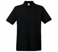 Fruit of The Loom Premium Polo Black 3XL
