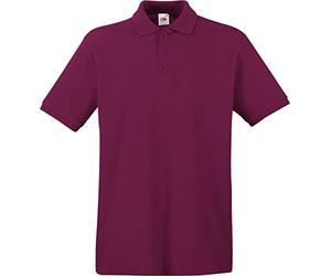 Fruit Of The Loom Premium Polo Burgundy M
