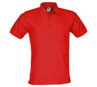 Fruit of the Loom Premium Polo + Free MyShirt Fabric Bag, red, S