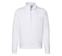 Fruit of the Loom PREMIUM Quarter 1/4 Zip Neck Sweat Cadet Collar Sweatshirt top