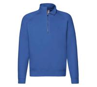 Fruit of the Loom PREMIUM Quarter 1/4 Zip Neck Sweat Cadet Collar Sweatshirt top