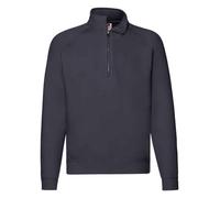 Fruit of the Loom PREMIUM Quarter 1/4 Zip Neck Sweat Cadet Collar Sweatshirt top