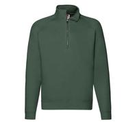Fruit of the Loom PREMIUM Quarter 1/4 Zip Neck Sweat Cadet Collar Sweatshirt top