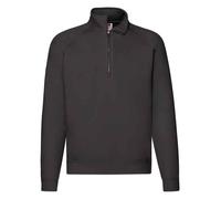 Fruit of the Loom PREMIUM Quarter 1/4 Zip Neck Sweat Cadet Collar Sweatshirt top