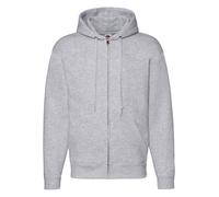 Fruit of the Loom Premium Zip Hooded Sweat Hoodie S-4XL