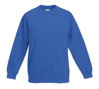 Fruit of the Loom Raglan Sleeve Sweatshirt Pack of 2 in Royal | Size: 5-6 Years Fruit Of The Loom Royal 5-6 Years