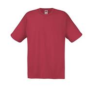 Fruit of the Loom Screen Stars Mens Original Short Sleeve T-Shirt (3XL) (Brick Red)