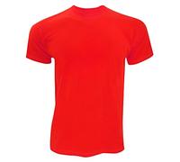 Fruit of the Loom Screen Stars Mens Original Short Sleeve T-Shirt (L) (Bright Red)