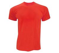 Fruit of the Loom Mens Original Short Sleeve T-Shirt - Red - Size Large