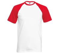 Fruit of the Loom Short Sleeve Baseball T-Shirt SS026