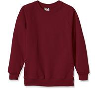 Fruit of the Loom SS024B - Sweatshirt for Girls, burgundy, 14-15 años
