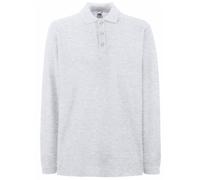 Fruit of the Loom SS037M Men's Polo T-Shirt, Ash Grey, XXL