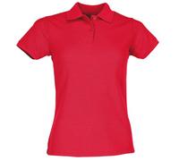 Fruit of the Loom SS092M, Polo Woman, Red, M