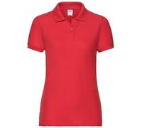 Fruit of the Loom SS86 Ladies Lady Fit Pique Polo Shirt Womens Polycotton XS-2XL