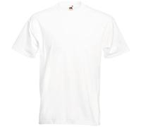 Fruit of the Loom Super Premium T in White Size L (SS10)