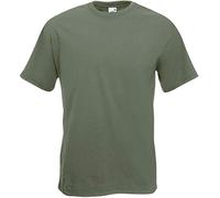 Fruit of The Loom Super Premium T- Shirt - Olive Green - Size: XL