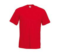 Fruit of the Loom Super Premium T-Shirt - Red - Medium