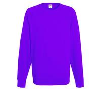 Fruit of the Loom - Sweatshirt Raglan Sweat XXL,Purple