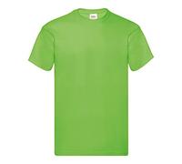 Fruit of the Loom Men's T-Shirt Screen Stars Original Full Cut Short Sleeve Lime L