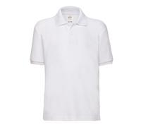 Fruit Of the Loom Two Button Placket Kid's 65/35 Polo