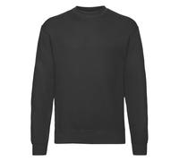 Fruit of the Loom Unisex Adult Classic Drop Shoulder Sweatshirt (Black) - Size 4XL