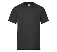 (3XL, Black) Fruit of the Loom Unisex Adult Heavy Cotton T-Shirt