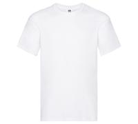 Fruit of the Loom Unisex Adult Original T-Shirt (White) Cotton - Size X-Large
