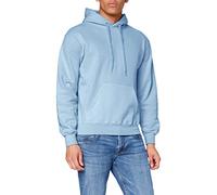 Fruit of the Loom unisex adult Pull-over Classic Hooded Sweat, Light Blue, S UK
