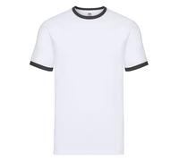 Fruit of the Loom Unisex Adult Ringer T-Shirt / N/A N/A RW10166