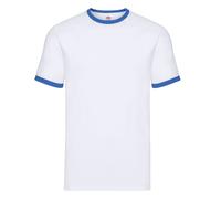 Fruit of the Loom Unisex Adult Ringer T-Shirt / N/A N/A RW10166