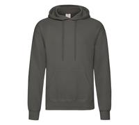 (3XL, Light Graphite) Fruit Of The Loom Unisex Adults Classic Hooded Sweatshirt